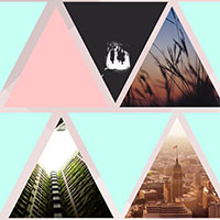 triangles with photos